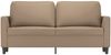 vidaXL 2-Sitzer-Sofa Cappuccino-Braun 140 cm Kunstleder 359337 Bild 3