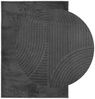 vidaXL Teppich IZA Kurzflor Skandi-Stil Anthrazit 120x170 cm 375428 Bild 3