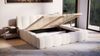 Polsterbett Doppelbett Bett LIZETH 140x200cm in Stoff Perfect Harmony Creme Bild 2
