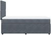 vidaXL Boxspringbett mit Matratze Dunkelgrau 100x200 cm Samt 3292263 Bild 5