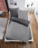 DORMISETTE Bettwäsche Flanell BL 135x200 cm grau Bettbezug Bettzeug Bild 2