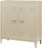 Metallschrank Oripää 90x80x33 cm Kamelfarben [en. casa] Bild 2