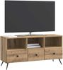 vidaXL TV-Schränk Artisan-Eiche 102 x 34,5 x 50 cm Holzwerkstoff 895604 Bild 2