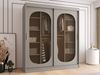 Kleiderschrank Bimaza 180 mit Schubladen (Farbe: Cashmere) Bild 2