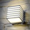 10w LED Außen Fassaden Leuchte in grau | 11x11x10cm | Neutralweiß | 1000 Lumen Bild 2
