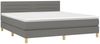 vidaXL Boxspringbett mit Matratze Dunkelgrau 180x200 cm Stoff 3140714 Bild 3