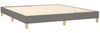 vidaXL Boxspringbett mit Matratze Dunkelgrau 180x200 cm Stoff 3140714 Bild 4