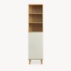Hochschrank Ferrersp 160x42x35 cm Eicheoptik/Sandfarben [en. casa] Bild 5