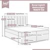 Best for Home Boxspringbett Trinity K10 mit Stauraum, Bonellmatratze & Komfort-Topper T30 (140x200 160x200 180x200 200x200 cm), Verschiedene Liefermöglichkeiten, TOP Preis-Leistungs-Verhältnis Bild 2