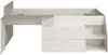 Vente-unique - GISELE Bett Holz, Platte BeigeWeiß - B 135 cm x H 90 cm x L 203 cm Bild 3