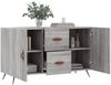 vidaXL Sideboard Grau Sonoma 100x36x60 cm Holzwerkstoff 828146 Bild 4