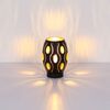 Tischlampe, nickel-matt, Kristalle, klar, H 23 cm Bild 4