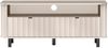 Selsey 'Novado' TV-Lowboard mit zwei Klappen und offenem Fach, Kaschmirgrau, 137 cm Bild 3