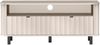 Selsey 'Novado' TV-Lowboard mit zwei Klappen und offenem Fach, Kaschmirgrau, 137 cm Bild 4