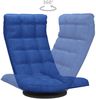 vidaXL Bodenstuhl Drehbar Blau Stoff 336578 Bild 5