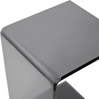 Beistelltisch LOURDES Sicherheitsglas Schwarz Bild 5