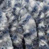 Flauschvorhang in Sondergröße - Türvorhang Breite: 140cm - Länge: 300cm, Blau Meliert Bild 4