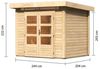 Karibu Gartenhaus 28mm Kandern 2 unbehandelt 244 x 204 cm Bild 2