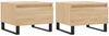 vidaXL Couchtische 2 Stk. Sonoma-Eiche 50x46x35 cm Holzwerkstoff 830883 Bild 2