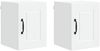 vidaXL Wandschrank PORTO 2 pcs Weiß 30 x 31 x 40 cm Holzwerkstoff 885206 Bild 2