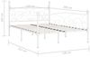 vidaXL Bettgestell mit Lattenrost Weiß Metall 120×200 cm [284449] Bild 5