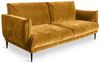 Sofa Designersofa MADISON 2-Sitzer in Stoff Dress Me Senfgelb Bild 2