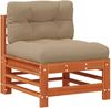 vidaXL Garten-Lounge-Set 6 pcs Wachsbraun Massives Kiefernholz 3418096 Bild 4