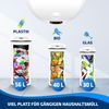 KESSER® Automatik Sensor Mülleimer Abfalleimer Abfall EDELSTAHL Papierkorb 40 Liter, 40 Liter WEIß Bild 5