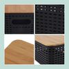 Relaxdays Aufbewahrungsbox mit Bambusdeckel im Set Bild 5