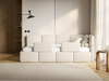 Selsey 'Cloudy' Kinderbett 120 cm, Bettkasten, 2x Rausfallschutz, Bouclé, rechts, Hellbeige Bild 2