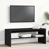 vidaXL TV-Schrank Schwarz 100x40x40 cm Holzwerkstoff 862402 Bild 3