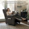 FLEXISPOT Relaxsessel Elektrischer Ergonomischer Fernsehsessel mit stufenloser Liegefunktion (mit stufenloser Liegefunktion 105°–155°, zusätzliche Schnellbedienung für Aufrichten & Zurückstellen), extra dicke Polsterung, große Seitentasche, belastbar b... Bild 2