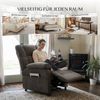 FLEXISPOT Relaxsessel Elektrischer Ergonomischer Fernsehsessel mit stufenloser Liegefunktion (mit stufenloser Liegefunktion 105°–155°, zusätzliche Schnellbedienung für Aufrichten & Zurückstellen), extra dicke Polsterung, große Seitentasche, belastbar b... Bild 4