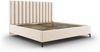 Micadoni Polsterbett Allison Samt Helles Beige 180x200 Bild 3