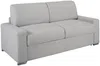 Schlafsofa 3-Sitzer Stoff CALITO - Grau - Liegefläche: 140 cm - Matratzenhöhe: 14 cm Bild 3