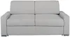 Schlafsofa 3-Sitzer Stoff CALITO - Grau - Liegefläche: 140 cm - Matratzenhöhe: 14 cm Bild 2