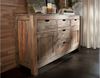 Sideboard Sheesham 140x42x80 grau geölt NATURE GREY #80 Bild 5