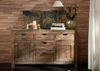 Sideboard Sheesham 140x42x80 grau geölt NATURE GREY #80 Bild 4