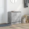 vidaXL Schuhschrank Betongrau 60x34x63,5 cm Holzwerkstoff 839941 Bild 3