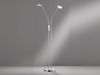 Fischer & Honsel 2-flg LED Stehleuchte Dent-TW Nickel Bild 3