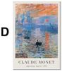 Poster Vintage Claude Monet Sommer als Deko Print ohne Rahmen - B / 30 x 40 cm Bild 5