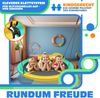 KESSER® Nestschaukel Tellerschaukel Hängeschaukel Rundschaukel Schaukel verstellbar Garten-Schaukel Kinderschaukel Indoor - Outdoor-Schaukel für Kinder & Erwachsene Mehrfarbig, 120cm Bild 4
