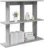 vidaXL Wandregal Wandhalterung Grau Sonoma 100 x 20 x 75 cm 8012089 Bild 2