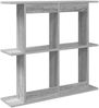 vidaXL Wandregal Wandhalterung Grau Sonoma 100 x 20 x 75 cm 8012089 Bild 5