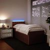 vidaXL Boxspringbett mit Matratze Rosa 100x200 cm Samt 3289979 Bild 5