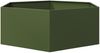 vidaXL Pflanzkübel Olivgrün Sechseckig 138x120x45 Stahl 851139 Bild 4