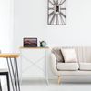 Kleiner Schreibtisch, Mini, MDF, Metall, PVC, Braun/Weiß, 75 x 60 x 40 cm Bild 2