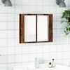 LED-Spiegelschrank Altholz-Optik 60 x 12 x 45 cm Holzwerkstoff Bild 4