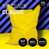 Lumaland 'Luxury' XXL-Sitzsack, Indoor & Outdoor, Gelb, Polyester, 380 l Bild 2