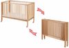 TiSsi Faltbares Kinderbett Buche natur, inkl. Matratze 60x120 cm Bild 2
